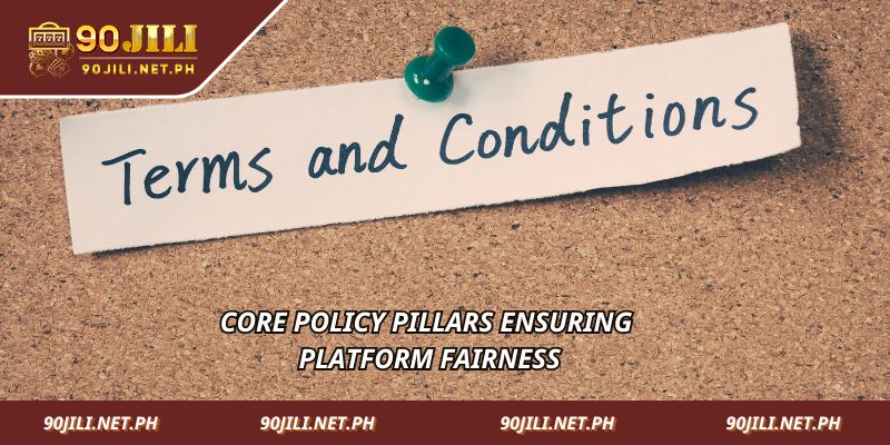 Core policy pillars ensuring platform fairness