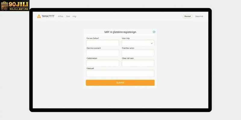Registration Form Example
