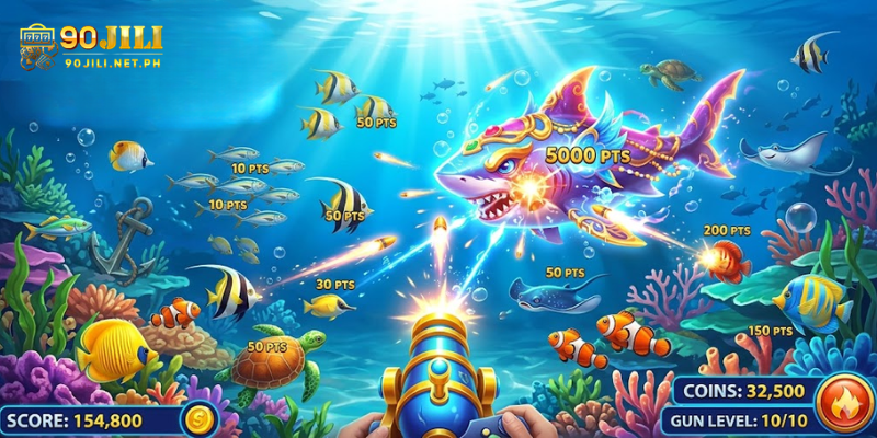 GG777 fish games are online arcade-style fishing games