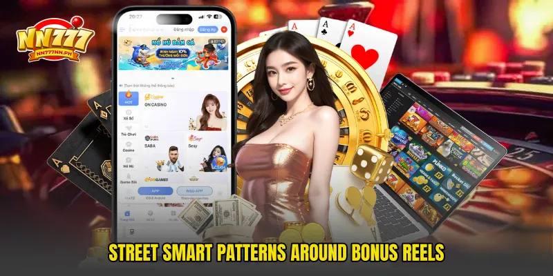 Street smart patterns around bonus reels
